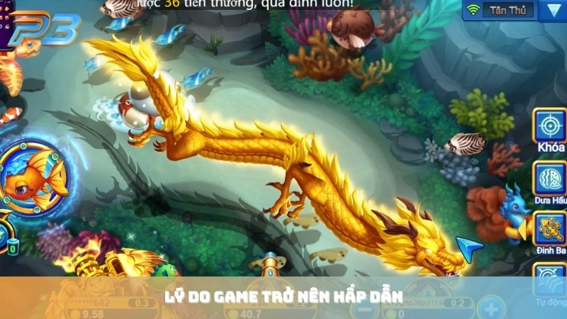 Bắn cá H5 - Chơi online mượt mà, săn boss thưởng lớn tại P3Bet 2 Có nhiều lý do khiến người chơi gắn bó với bắn cá H5