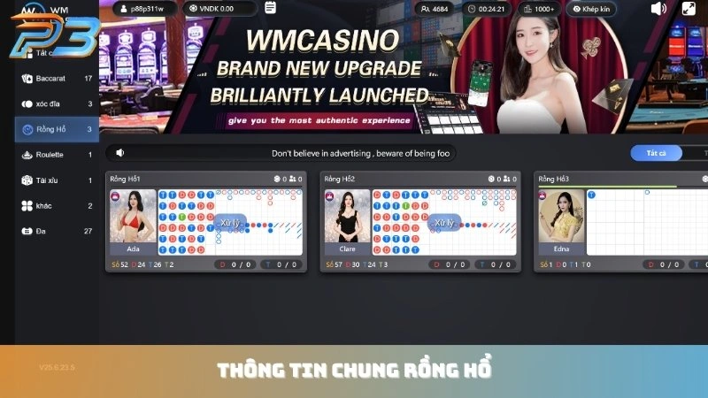 Hướng dẫn chơi rồng hổ P3Bet và mẹo bắt cầu luôn thắng 1 Thông tin chung về trò chơi đánh bài Rồng hổ